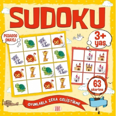Çocuklar İçin Sudoku - Çıkartmalı (3+ Yaş)