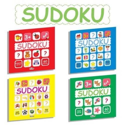 Çocuklar İçin Sudoku Seti - 4 Kitap Takım Kolektif