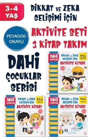 Dahi Çocuklar Aktivite Seti 3-4 Yaş – 3 Kitap Takım