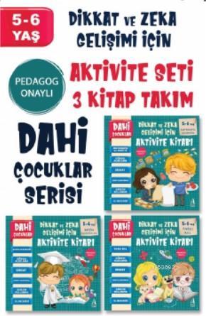 Dahi Çocuklar Aktivite Seti 5-6 Yaş – 3 Kitap Takım