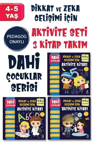 Dahi Çocuklar Serisi Aktivite Seti 4-5 Yaş – (3 Kitap Takım)
