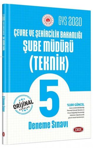 Data Yayınları 2020 GYS Çevre ve Şehircilik Bakanlığı Teknik Şube Müdürü 5 Deneme