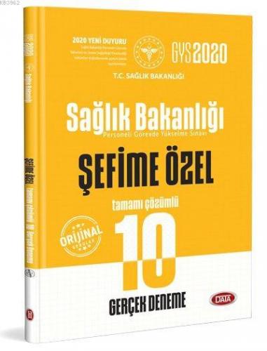 Data Yayınları 2020 GYS Sağlık Bakanlığı ve Bağlı Kuruluşları Şefime Özel Tamamı Çözümlü 10 Deneme
