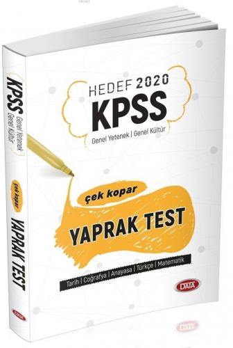 Data Yayınları 2020 KPSS Genel Yetenek Genel Kültür Yaprak Test Kolekt
