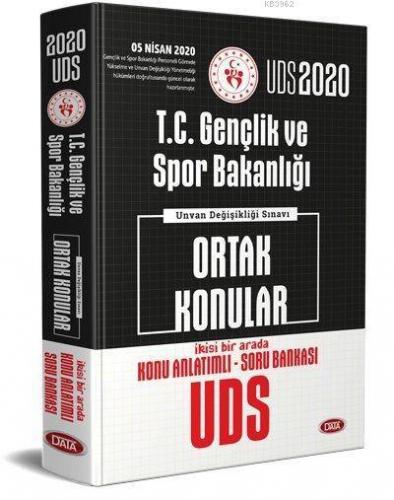 Data Yayınları 2020 UDS T.C. Gençlik ve Spor Bakanlığı Ortak Konular Konu Anlatımlı Soru Bankası