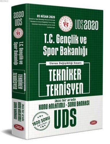 Data Yayınları 2020 UDS T.C. Gençlik ve Spor Bakanlığı Tekniker Teknisyen Konu Anlatımlı Soru Bankas
