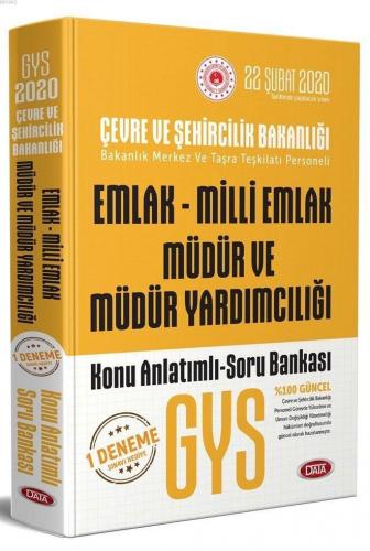 Data Yayınları GYS Çevre ve Şehircilik Bakanlığı Emlak Milli Emlak Müdür ve Müdür Yardımcılığı Konu