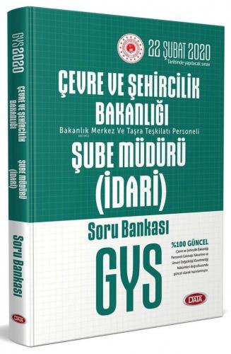 Data Yayınları GYS Çevre ve Şehircilik Bakanlığı İdari Şube Müdürü Soru Bankası