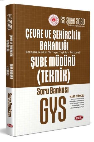Data Yayınları GYS Çevre ve Şehircilik Bakanlığı Teknik Şube Müdürü Soru Bankası