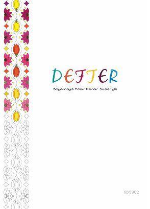Defter -Boyamaya Hazır Kenar Süsleriyle