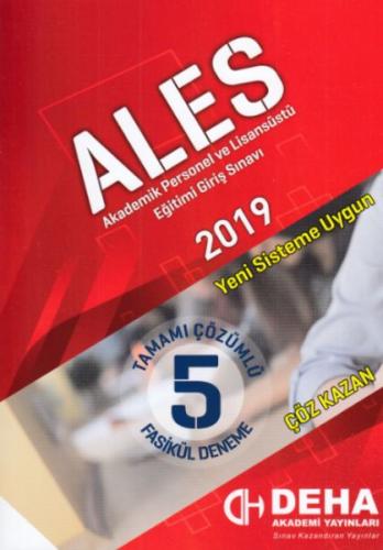 Deha Akademi ALES 2019 Tamamı Çözümlü 5 Fasikül Deneme (Yeni) Kolektif