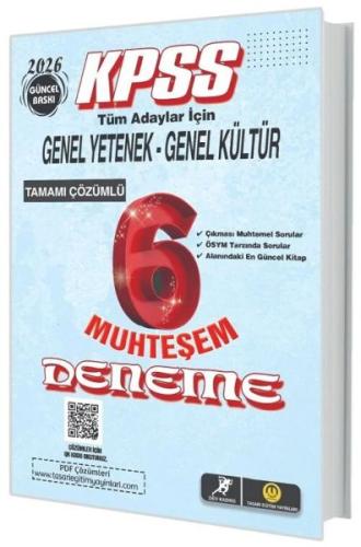 Dev Kadro 2026 KPSS Genel Yetenek Genel Kültür Muhteşem 6 Deneme Çözümlü