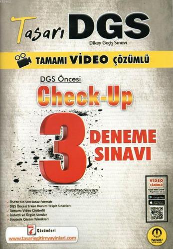DGS Öncesi Check Up Video Çözümlü 3 Deneme