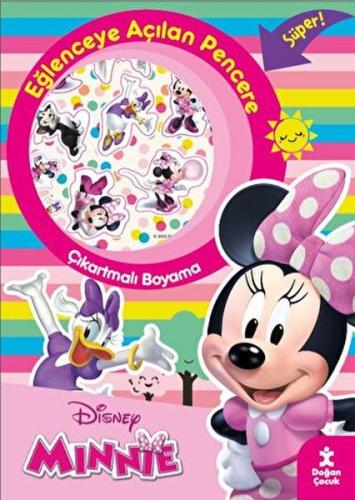 Disney Minnie Eğlenceye Açılan Pencere Çıkartmalı Boyama Kitabı Kolekt