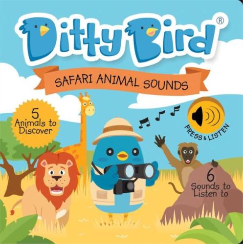 Ditty Bird: Safari Animal Sounds (Sesli Kitap) Ditty Bird