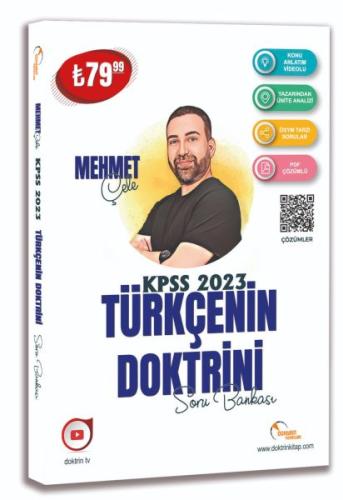 Doktrin Yayınları 2023 KPSS Türkçenin Doktrini Çözümlü Soru Bankası Ko