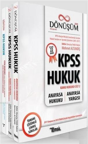 Dönüşüm KPSS Hukuk Seti (3 Kitap Takım) S. Mehmet Yıldırım