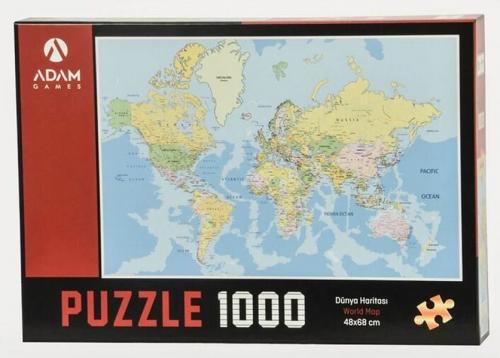 Dünya Haritası 1000 Parça Puzzle