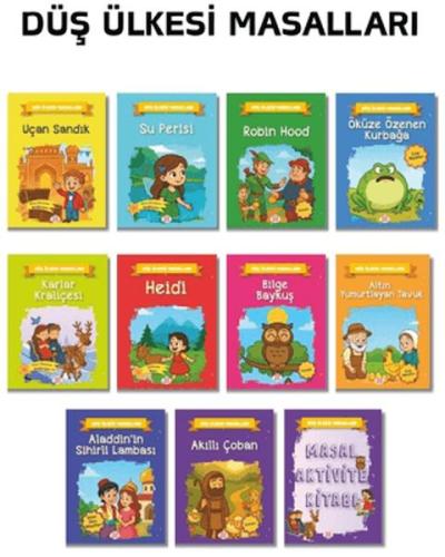 Düş Ülkesi Masalları Seti (10 Kitap +1 Aktivite Takım) Kolektif