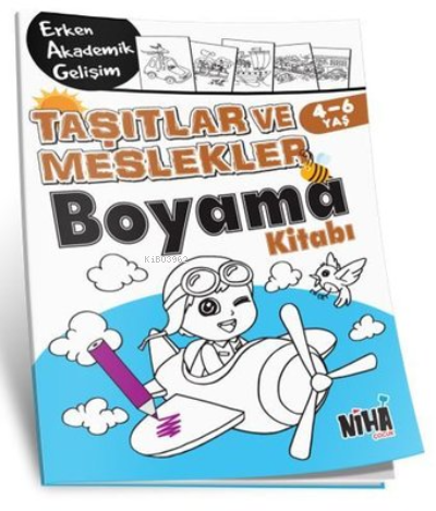EAG Taşıtlar ve Meslekler Boyama Kitabı 4-6 Yaş
