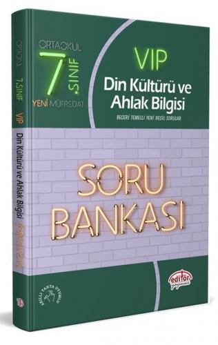 Editör 7. Sınıf VIP Din Kültürü ve Ahlak Bilgisi Soru Bankası (Yeni) K
