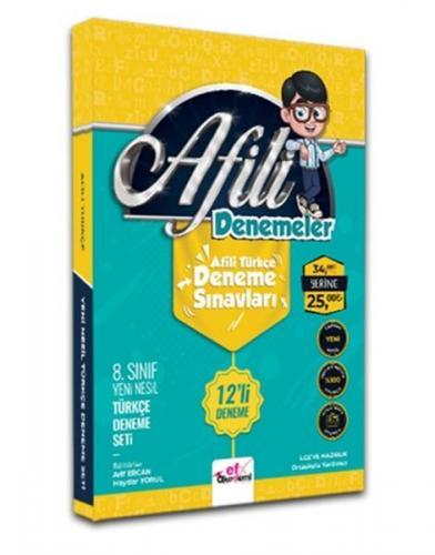 Efx Akademi 8. Sınıf Türkçe 12li Deneme Sınavları Arif Ercan