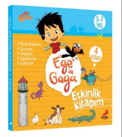 Ege ile Gaga - Etkinlik Kitabım (4 Kitap Takım)