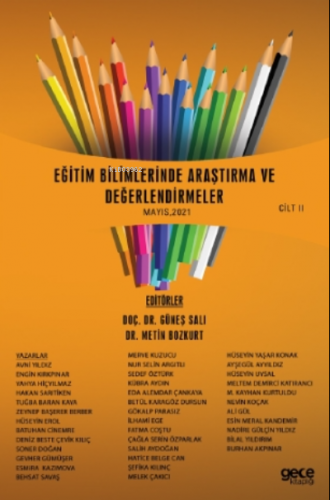 Eğitim Bilimlerinde Araştırma Ve Değerlendirmeler Mayıs Cilt Ii