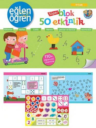 Eğlen Öğren Süper Blok 50 Etkinlik (4-5 Yaş) Kolektif