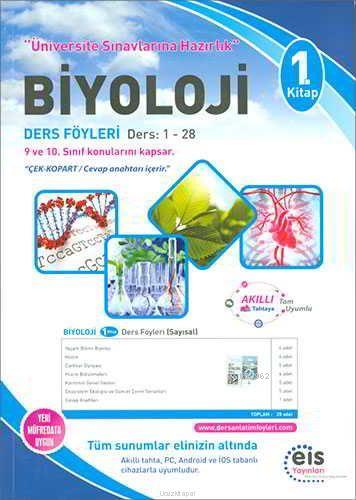 EİS Yayınları YKS Biyoloji Ders Anlatım Föyleri 1. Kitap EİS Kolektif