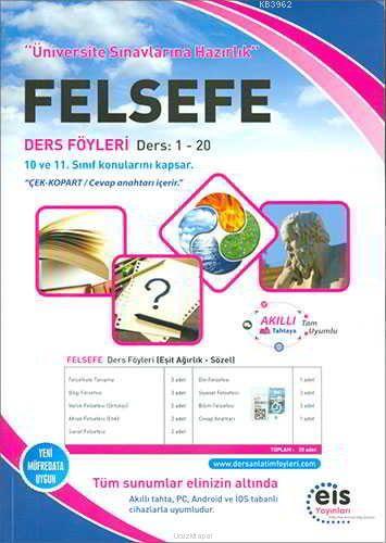 EİS Yayınları YKS Felsefe Ders Anlatım Föyleri EİS