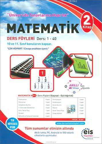 EİS Yayınları YKS Matematik Ders Anlatım Föyleri 2. Kitap EİS