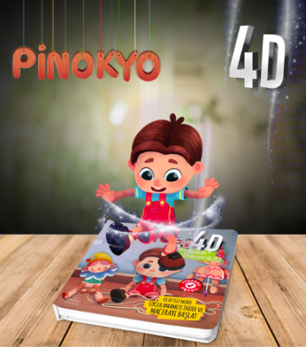 Sihirli Hikayeler 4D Canlanan Kitap - Pinokyo Kolektif