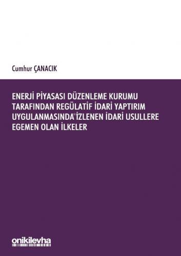 Enerji Piyasası Düzenleme Kurumu Tarafından Regülatif İdari Yaptırım Uygulanmasında İzlenen İdari; Usüllere Egemen Olan İlkeler