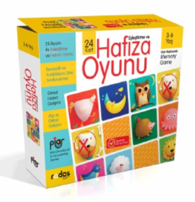 Eşleştirme ve Hafıza Oyunu / 3-6 Yaş / Piar Kids