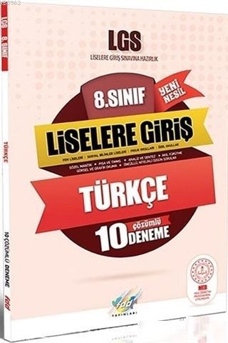 FDD Yayınları 8. Sınıf LGS Türkçe Çözümlü 10 Deneme FDD
