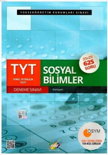 FDD Yayınları TYT Sosyal Bilimler 25x25 Deneme Sınavı FDD