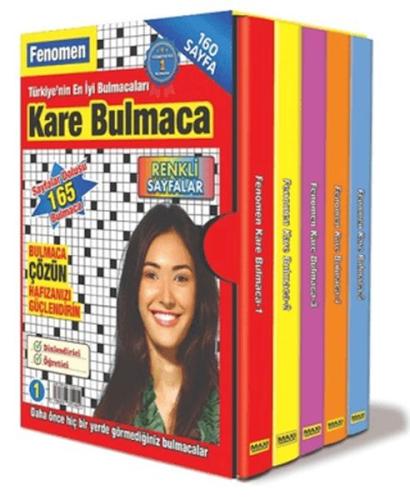 Fenomen Kare Bulmaca Seti (5 Kitap) Kolektif