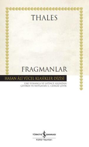 Fragmanlar - Hasan Ali Yücel Klasikleri (Ciltli) Thales
