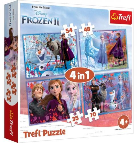 Frozen II Journey Into The Unknown 4'lü 34323 (35+48+54+70 Parça)