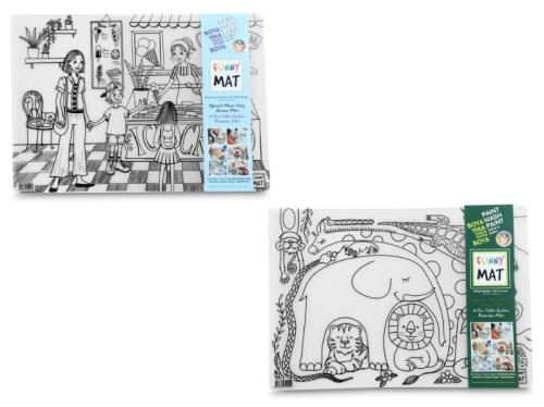 Funny Mat 2'li Set (Dondurma Dükkanı, Vahşi Dostlar)