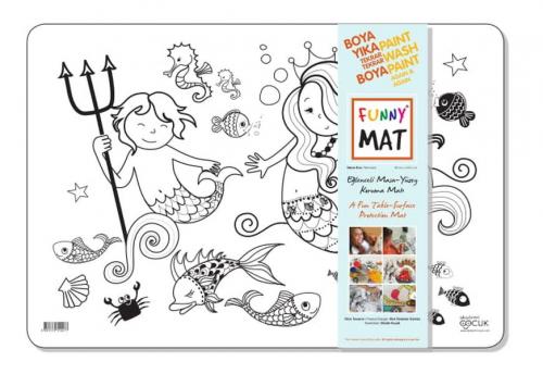 Funny Mat - Deniz Kızı - 33,5x48cm