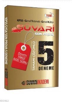 Genel Yetenek Genel Kültür Son Prova Tamamı Çözümlü 5 Deneme Sınavı 2017