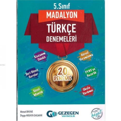 Gezegen Yayınları 5. Sınıf Türkçe Madalyon 20 li Denemeleri Gezegen