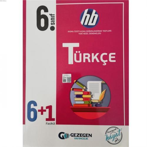 Gezegen Yayınları 6. Sınıf Türkçe hb 6+1 Fasikül Gezegen