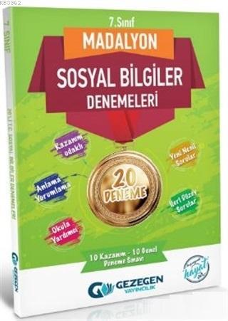 Gezegen Yayınları 7. Sınıf Sosyal Bilgiler Madalyon 20li Deneme Gezegen