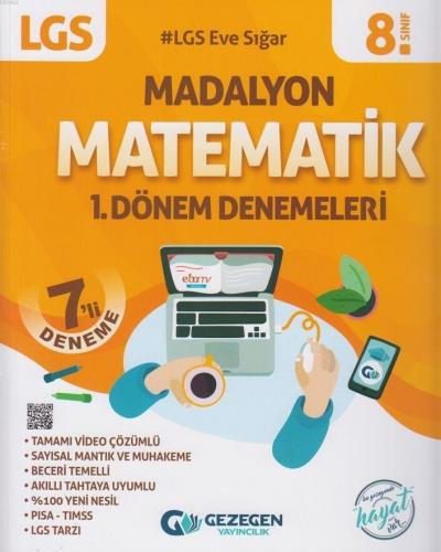 Gezegen Yayınları 8. Sınıf 1. Dönem LGS Matematik 7 li Madalyon Denemeleri Gezegen