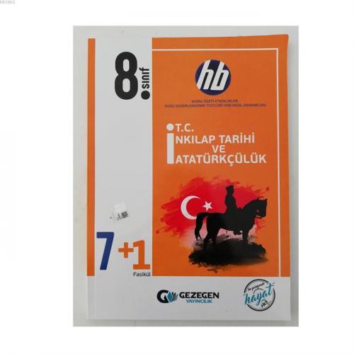 Gezegen Yayınları 8. Sınıf LGS T.C. İnkılap Tarihi ve Atatürkçülük hb 7+1 Fasikül Gezegen