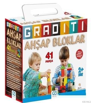 Graditi - Renkli 41 Parça Ahşap Bloklar