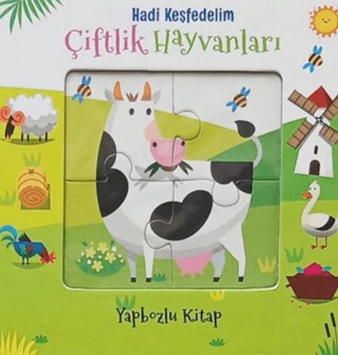 Hadi Keşfedelim - Çiftlik Hayvanları Yapbozlu Karton Kitap Kolektif